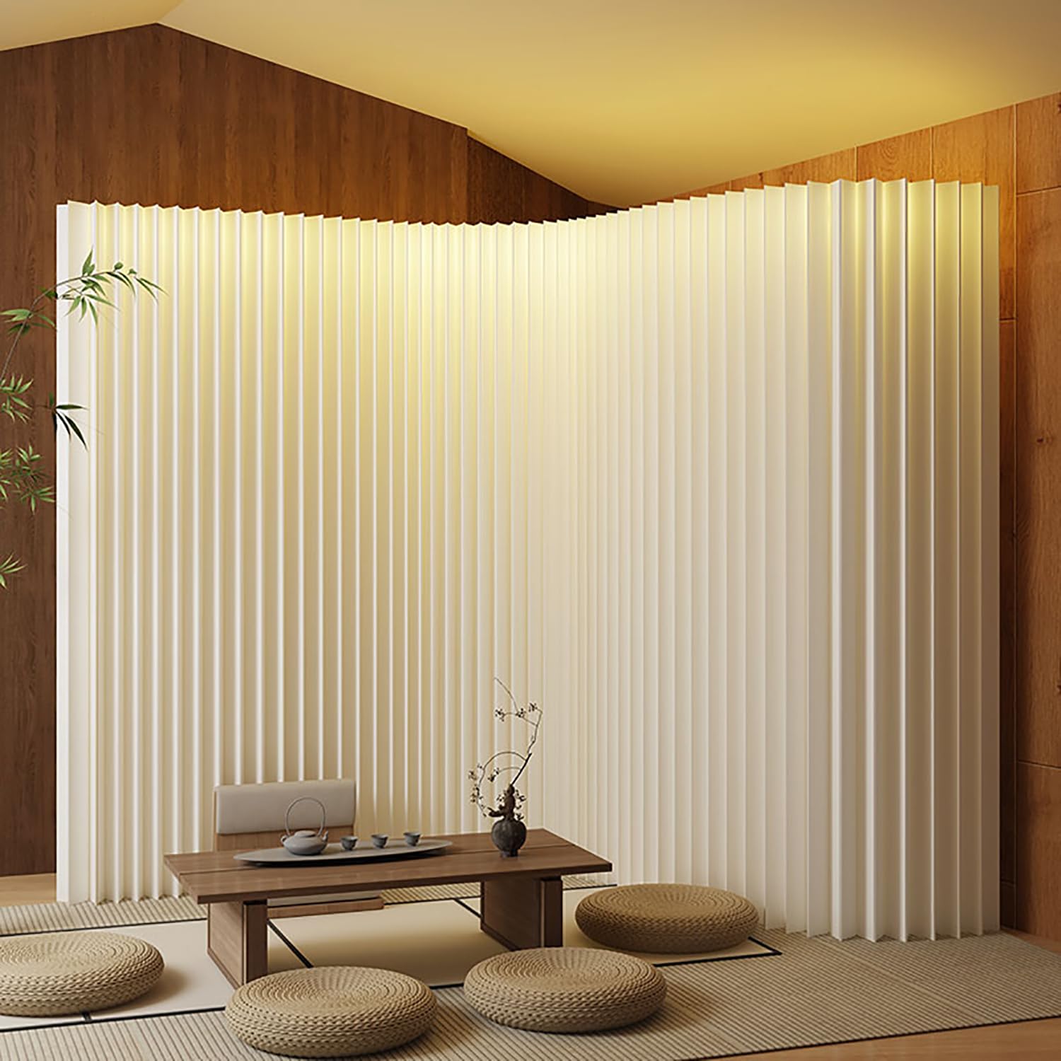 折りたたみパーテーション高さ1.5m長さ4-5m 陳列台 組立不要 持ち運び可能 Amazon.co.jp: 折りたたみ式 自立式 ペーパーパーテーション 組み立て